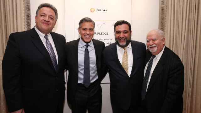 100 LIVES Co-Founders and Aurora Prize Selection Committee Co-Chair George Clooney 
