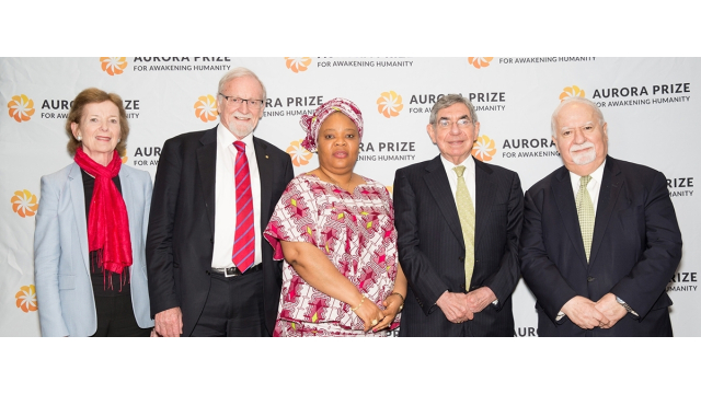 Aurora Prize Selection Committee Members in New York City 